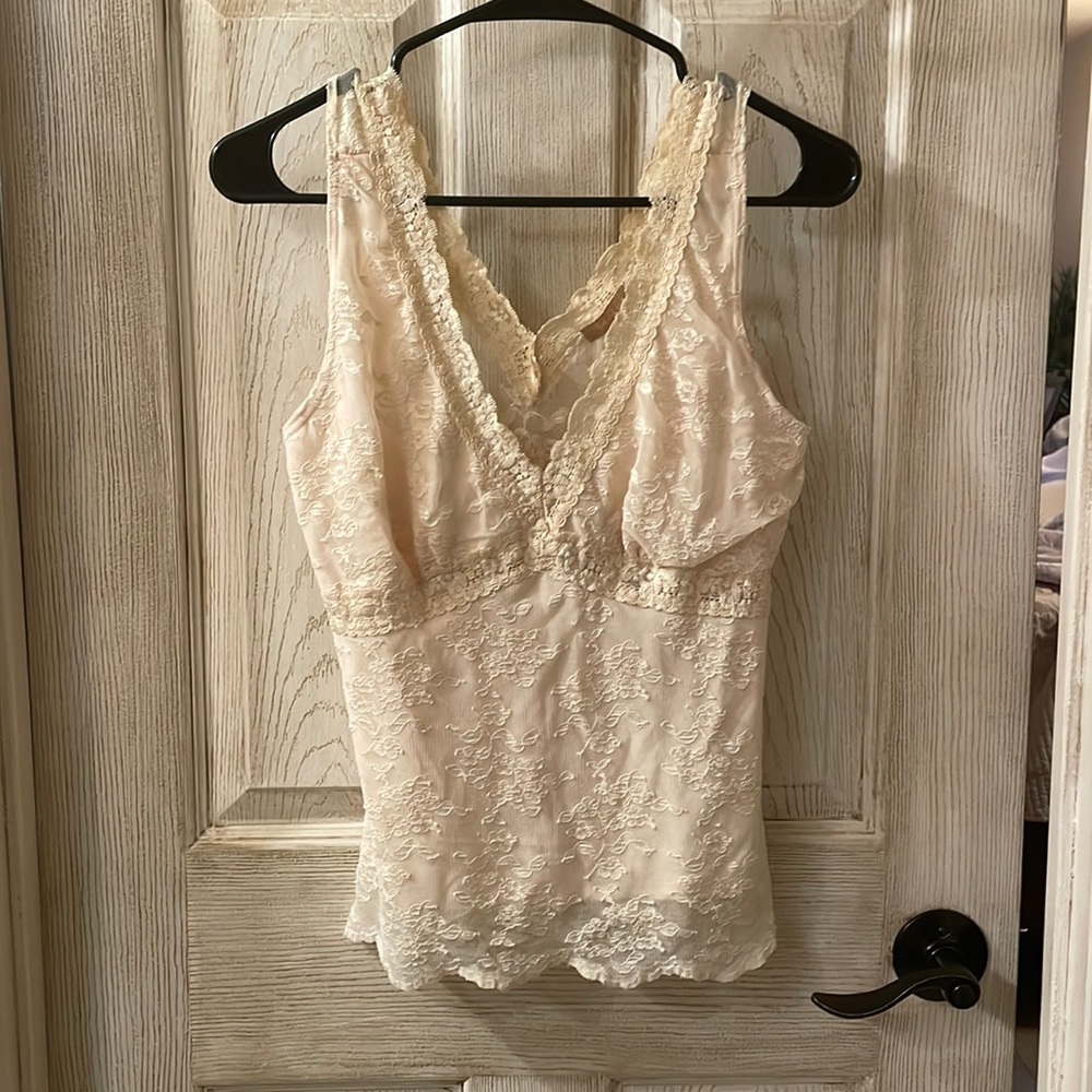 Lace tank top